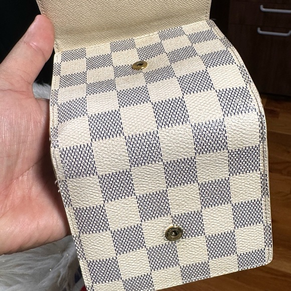 Louis Vuitton Ellise Trifold Azur Small wallet with duster - Picture 3 of 16